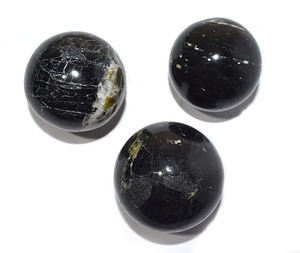 Esfera de turmalina negra, bola de cristal de turmalina negra, esfera de cristal al por mayor - Product Image 5
