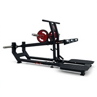 Machine de Squat à la Ceinture pour les Fessiers et les Hanches, Équipement de Gymnastique en Acier pour Étirements des Jambes