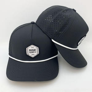 หมวกเบสบอลปักลายธุรกิจคุณภาพสูง กันน้ำ สำหรับวิ่ง หมวกแก๊ปแบบ <span class=keywords><strong>Snapback</strong></span> 5 แผง สำหรับผู้ชาย หมวกกอล์ฟ - Product Image 5