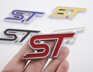 Modificación de pegatina de coche para <span class=keywords><strong>Ford</strong></span> Explorer Edge Focus con emblema deportivo ST RS emblema decorativo de Metal - Product Image 1