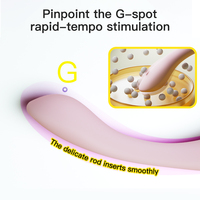Arc G-Punkt Klitoris-Stimulator Wiederaufladbarer Wasserdichter Silikon-Vibrator mit 10 Frequenzen Latexfrei für Frauen