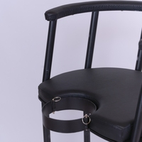 Chaise BDSM multifonctionnelle pour sexe oral forcé, outils de punition et de discipline, chaise d'amour pour bondage et retenue