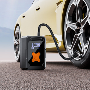 Gonfleur d'<span class=keywords><strong>air</strong></span> sans fil portable, <span class=keywords><strong>pompe</strong></span> électrique à affichage numérique pour pneus de vélo et de voiture - Product Image 2