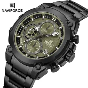 <span class=keywords><strong>2026</strong></span>년 신제품 <span class=keywords><strong>NAVIFORCE</strong></span> 브랜드 디자인 남성용 쿼츠 시계 발광 달력 스포츠 시계 스테인리스 방수 남성 시계 - Product Image 1