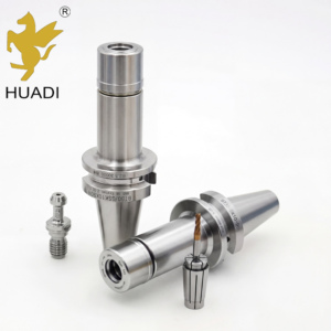 Porte-pinces HSK Huadi haute précision 20CrMnTi BT30/BT40/BT50, précision de 0,005 mm, équilibrage dynamique G2.5 pour CNC - Product Image 1