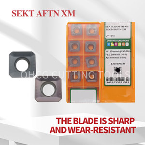 SEKT <span class=keywords><strong>SEK</strong></span> T1204AFTN XM CNC-Fräser-Einsätze für Stahl und Edelstahl, Hochhärte-Fräser-Einsätze - Product Image 2