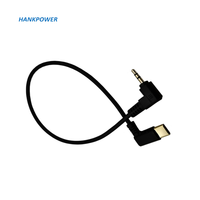 Câble audio USB C AUX de type C vers 2,5 mm mâle plaqué or à 90 degrés pour haut-parleur d'écouteurs de téléphone portable