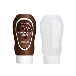 Hot bán <span class=keywords><strong>PE</strong></span> chai nhựa Sauce Ketchup Ớt chai với lật <span class=keywords><strong>Top</strong></span> Nắp Sauce bóp chai nhựa 450 gam - Product Image 2