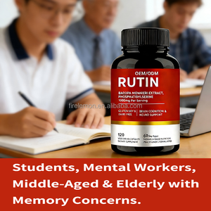 OEM/ODM ルチンカプセル＆バコパ・モニエリ抽出物カプセル（ホスファチジルセリン配合） 大人向け脳と記憶力サポートサプリメント - Product Image 6