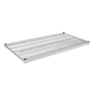 Alera Industrial Silver Wire Shelving for Garages 48w X 24d 2 <b>Shelves</b> Per Carton Extra Wire <b>Shelves</b> - Product Image 1