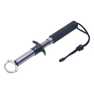 High Quality Control Fish Grip Aluminium Fishing Fish Lip Grip With Scale