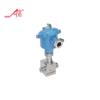 Contrôle intelligent à distance du débit d'eau Petit calibre Type de tuyau Débitmètres à turbine liquide Débitmètre 4-20mA Sortie RS485 OEM