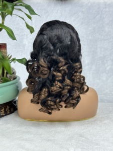Letsfly Promoción de $76, Cabello Virgen Brasileño 13x4, Pelucas de Cabello Humano 100%, 18 Pulgadas, Ondulado Suelto, Rizado, 250% de Densidad, Estilo Bouncy de Fábrica - Product Image 5