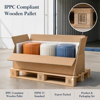 Pouf rond côtelé disponible en 3 couleurs : orange, crème, bleu, avec base dorée, pour salon moderne, vente en gros, directement de l'usine