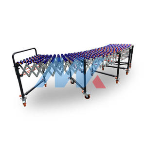 Ağır yerçekimiyle taşımalı makaralı konveyör paslanmaz çelik canlı büyük konteyner boşaltma zemin yükleme restoran rulo konveyör - Product Image 2