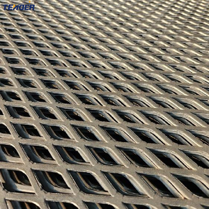 מחיר רשת מתכת מורחבת בהתאמה אישית מהמפעל 5x10 רשת מתכת מורחבת מחוררת עם שירותי ריתוך וחיתוך - Product Image 4