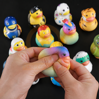 Nouveauté 2026 : Mini canard en caoutchouc souple, jouet anti-stress en mousse PU à récupération lente pour enfants et adultes