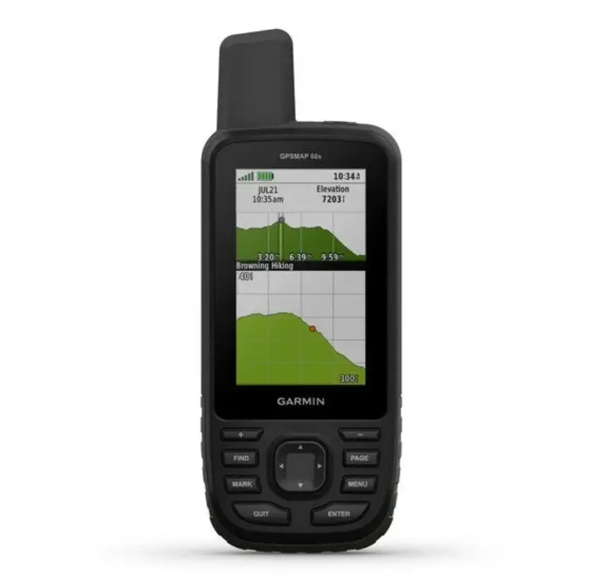 เครื่องรับสัญญาณ Gps Gnss Garmin มือถือ GPSMAP 66s GPS สอบสวนนําทางพร้อมหน้าจอสีสันสดใส