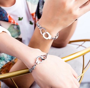 Offre Spéciale mode lien cubain argent or acier inoxydable menottes chaîne Bracelet bracelets breloques pour hommes femmes - Product Image 6