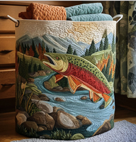 Panier à linge matelassé festif avec poignée, articles ménagers, impression numérique, directement du fabricant, vente en gros