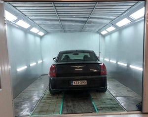 Cabinas de pintura en aerosol CE para la venta 7M * 5M sala de pintura de coche 30kw Auto eléctrico diesel calefacción horno para hornear - Product Image 2