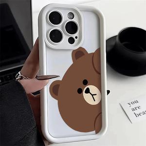 เคสโทรศัพท์มือถือรุ่น Dumb bear เหมาะสำหรับ Apple 17, 15plus, 13, emery 16E, สำหรับการค้าต่างประเทศ, 12xs, แบบเรียบง่าย, 14pro - Product Image 5