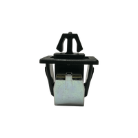 Loquet autobloquant en plastique à poussoir pour portes de réfrigérateurs et boîtes d'accoudoirs, clip de fixation pour châssis et boîtes de distribution