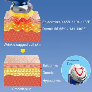 جهاز تجميل ساخن بارد بشاشة ems rf للعناية ببشرة الوجه جهاز تجميل جهاز تدليك رفع الفوتون بسعر رائع