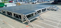 Système de treillis en aluminium de haute qualité et scène pour événements, concerts, DJ, expositions, prix d'usine
