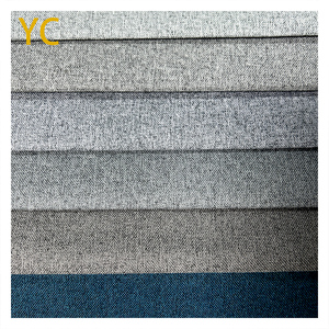 B2B liquidation vente 100% ombrage occultant enduit rideau tissu lin tissu pour chambre - Product Image 4