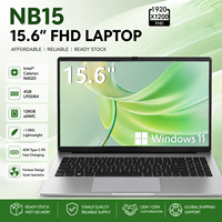 Nouvel ordinateur portable Intel N4020 Type C PD 15,6 pouces FHD 4 Go de RAM 128 Go de SSD Charge 45W Prise US Fournisseur OEM ODM en gros