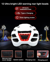 Casque de vélo de ville et de route personnalisé avec lumières LED pour la protection sportive, vente en gros d'usine