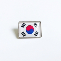 Badge en émail personnalisé drapeau équatorien, broche en métal pour fan de football, souvenir de voyage, cadeau pour activités jeunes et expositions