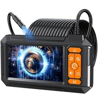 Caméra endoscopique P410 1080P IP68 avec écran IPS 4,3 pouces, sonde de 8 mm, boroscope industriel, câble de 5 m, inspection de canalisations, maintenance CVC