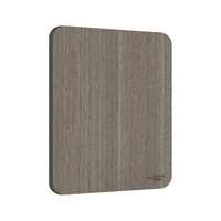 Panneaux muraux en PVC imitation bois pour couloirs d'hôtel, revêtement mural intérieur imperméable, panneaux de décoration modernes, installation facile
