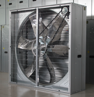 Ventilateur d'extraction automatique à persiennes pour serre, 380V AC, pour serres, fermes avicoles, murs de poulaillers, ODM - Grande Vente