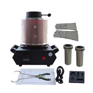 Fourneau de fusion à creuset de 1/2/3 kg avec filet de protection pour l'affinage de l'or, de l'argent, du cuivre et de l'aluminium - Product Image 4