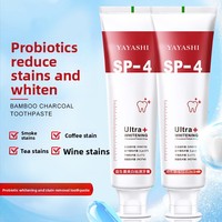 Nouveau dentifrice blanchissant probiotique SP-4 120g pour nettoyer les dents et rafraîchir l'haleine, blanchir et lutter contre les caries