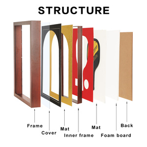 Espositore per Racchetta da Pickleball - Teca in Legno con <span class=keywords><strong>Porta</strong></span> in Acrilico per 1 Racchetta, Pallina e <span class=keywords><strong>Foto</strong></span> - Product Image 5