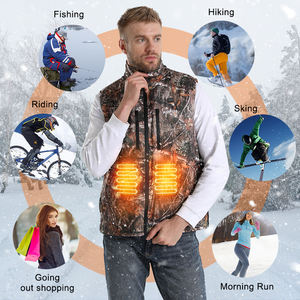 تدفئة جسم المرأة الكهربائية المخصصة لفصل الشتاء والسفر في الهواء الطلق مخفية Usb سترة ساخنة للرجال - Product Image 4