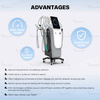 Perfectlaser 40K 80K Cavitation Ultrasonique, Machine à Rouleaux Sous Vide RF, Lifting Cutané, 6 en 1, Machine de Remodelage Corporel Vela