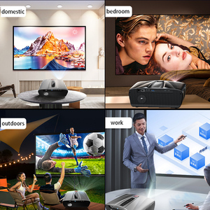 Máy chiếu độ nét cao 4K, cho phép bạn xem các chương trình truyền hình trên điện thoại di động giống như trực tiếp ở đó - Product Image 3