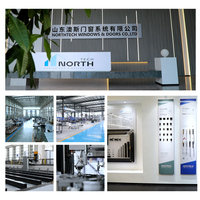 Ventanas y Puerta de Madera con Revestimiento de Aluminio y Vidrio Fijo Estilo Francés con Certificación NFRC en Venta