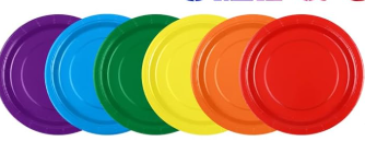 Plato de 9 pulgadas * 10 unidades