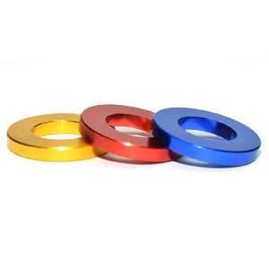 Arandelas Planas de Aluminio Anodizado M3 M4 M5 M6, Rojas, Verdes, Multicolores, Coloridas - Product Image 1