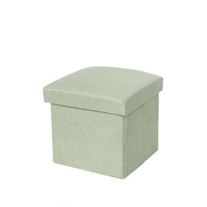 Storage Ottoman Cube <b>Foldable</b> Storage Boxes Footrest <b>Step</b> Stool Padded Seat for Dorm Living Room Foam Seat - Product Image 6