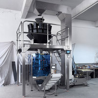 Máquina Automática de Envasado Vertical para Granos de Café 3 en 1, con Opciones de Etiquetado y Envoltura de Papel