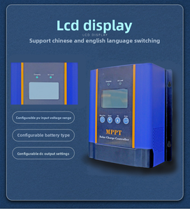 Régulateur de charge solaire intelligent <span class=keywords><strong>MPPT</strong></span> 30A 60A 100A Régulateur de batterie LCD WIFI 12V24V36V48V pour Homr RV Système solaire hors réseau - Product Image 3