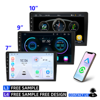 Lecteur MP5 sans fil Carplay Android Auto 9 pouces 2 Din autoradio écran tactile BT Mirror Link FM USB Lecteur multimédia