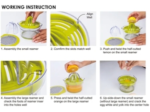 Prodotti da <span class=keywords><strong>cucina</strong></span> spremiagrumi multifunzionale in plastica tenuto in mano spremiagrumi spremiagrumi - Product Image 4
